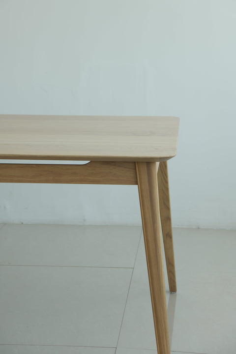 Isabella Mid Century Dining Table - American Solid Oak