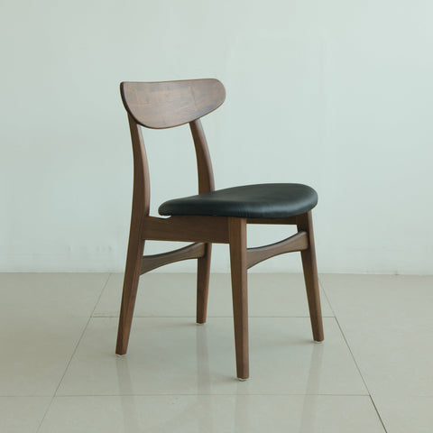 Isabella Mid Century Dining chair - Solid American Black Walnut