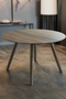 Isabella Mid Century Round Dining Table - American Black Walnut