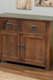 Mission 2-Door 2-Drawer Sideboard, Console – Walnut Finish