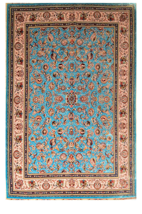 Sultanabad 100% Silk Oriental Rugs 8' x 11' 6"