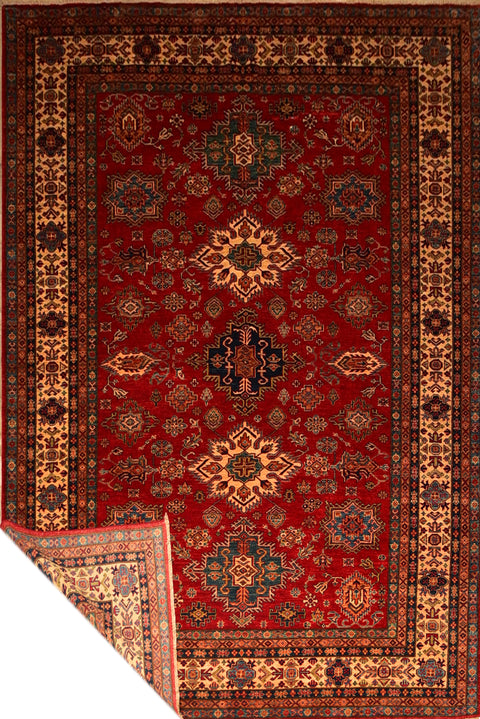 Kazak 100% wool Hand Made Oriental Rug 9' x 12'