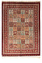 Fine Bakhtiar 100% Silk Oriental Rug 4' x 6'