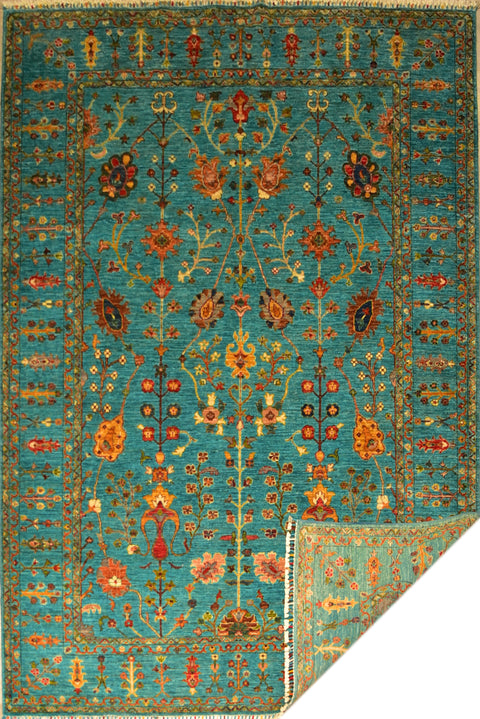 Ziggler 100% Wool Hand Made Rug 6' 10" x 10'