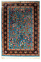 Isphahan 100% Silk Oriental Rug 6' 6" x 9' 10"