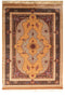 Tabriz 100% Silk Oriental Rugs 6' 7" x 9' 8"