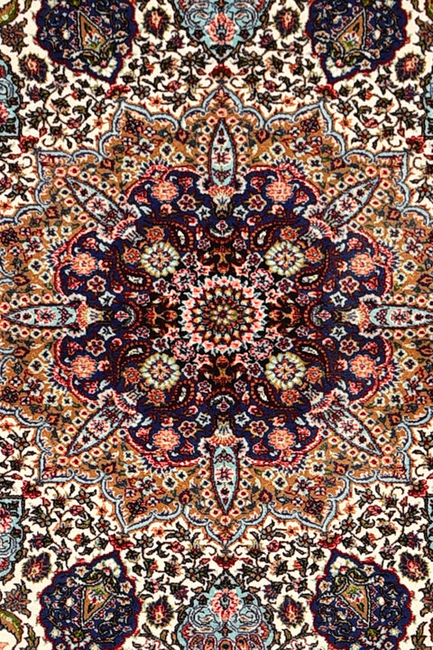Fine Tabriz 100% Silk Oriental  Rugs 3' x 5'