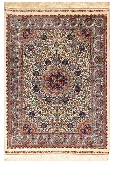 Fine Tabriz Silk Oriental Rugs 3' x 5'