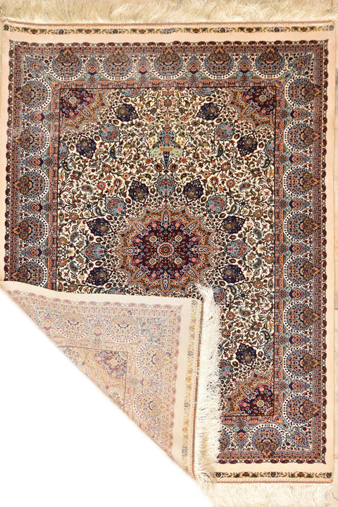 Fine Tabriz Silk Oriental Rugs 3' x 5'