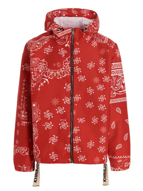 Khrisjoy Windbreaker Bandana Hood Jacket