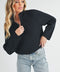 Debbie Half-Zip Sweater - Black