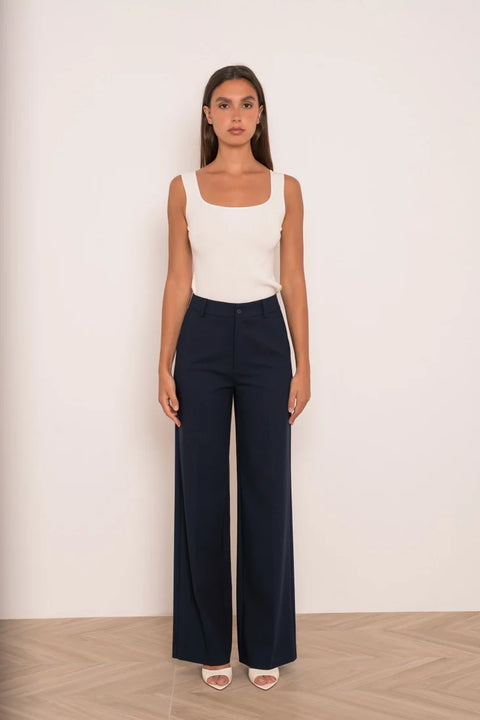 Diana Tailored Wide-Leg Trousers
