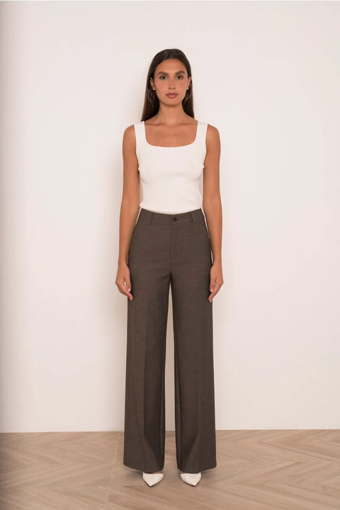 Diana Tailored Wide-Leg Trousers