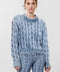 Distressed Trim Sweater