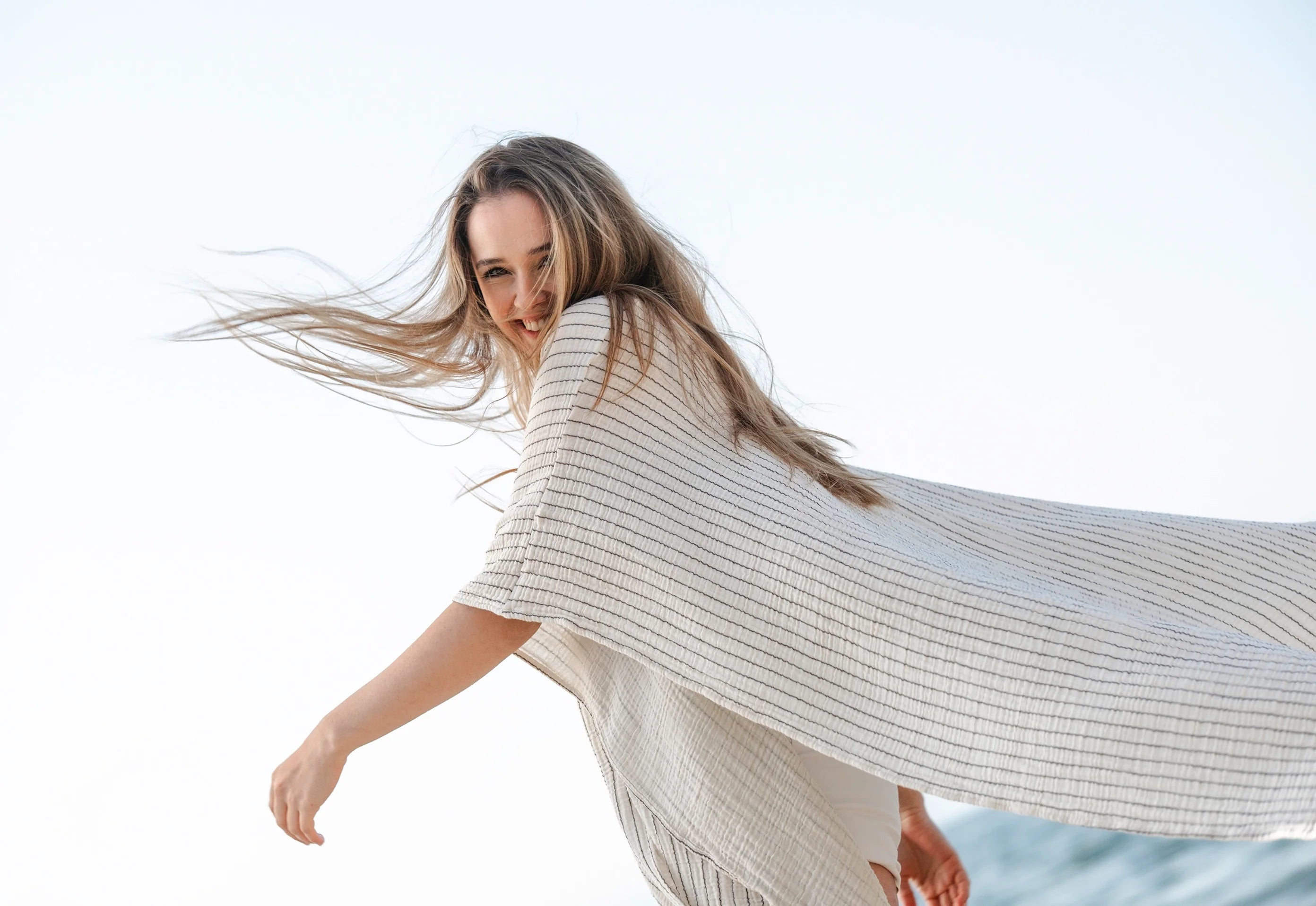 Double Gauze Cotton Tunic Cover Up Swimsuit