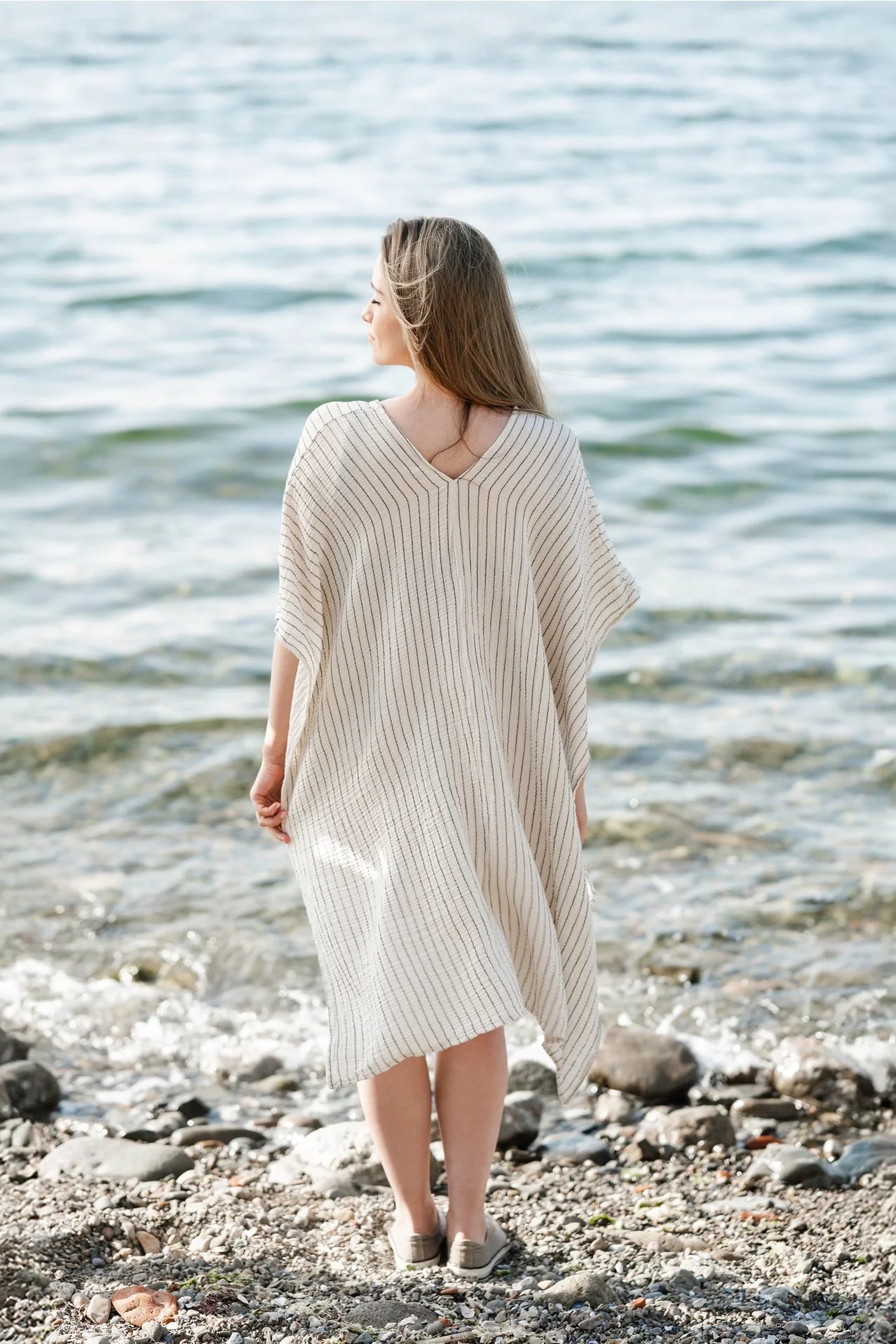 Double Gauze Cotton Tunic Cover Up Swimsuit