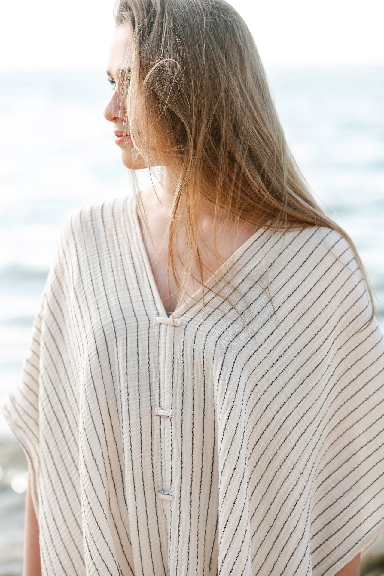 Double Gauze Cotton Tunic Cover Up Swimsuit