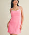 Double Layered Dress - Hot Pink