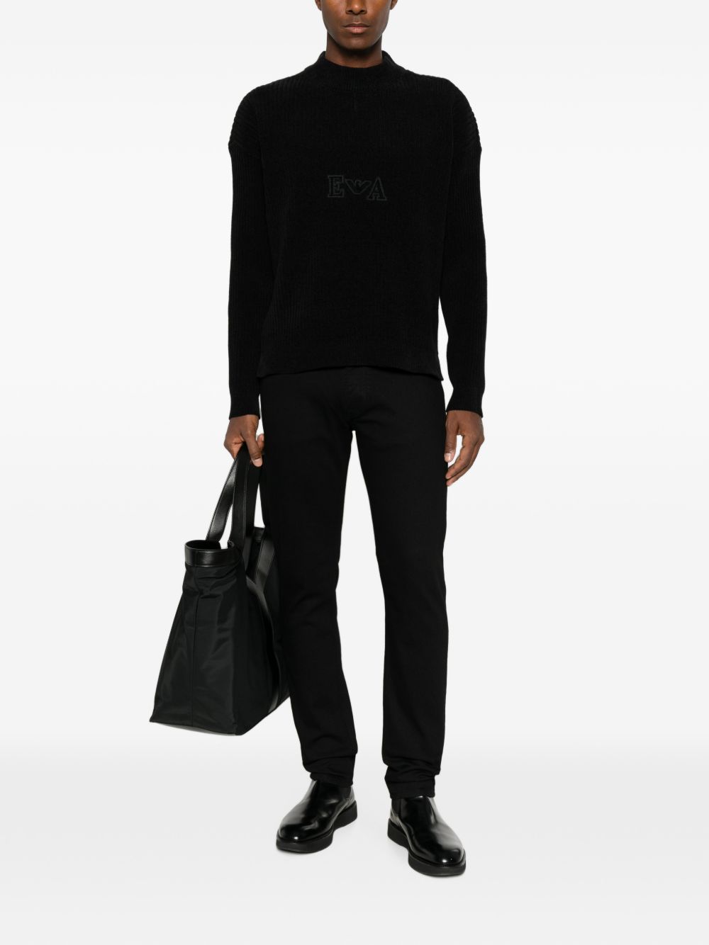 EMPORIO ARMANI CAPSULE Sweaters BLACK