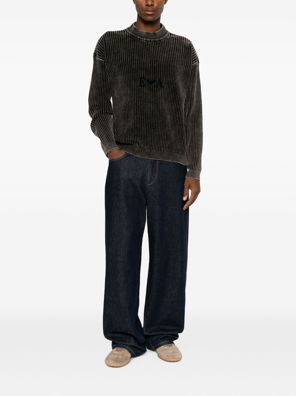 EMPORIO ARMANI CAPSULE Sweaters BROWN