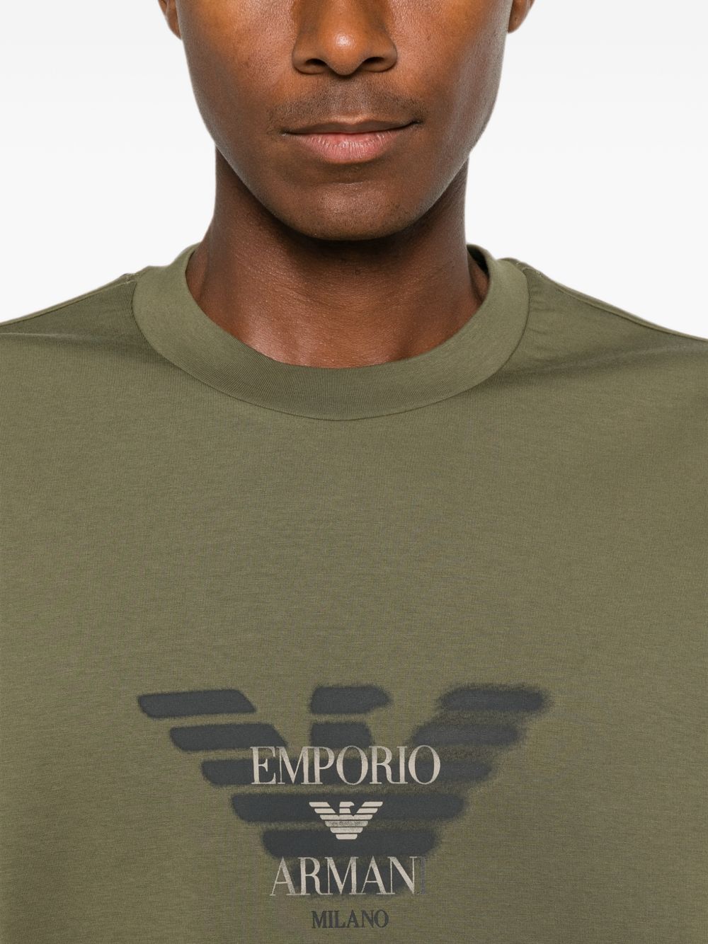 Emporio Armani Sweaters GREEN
