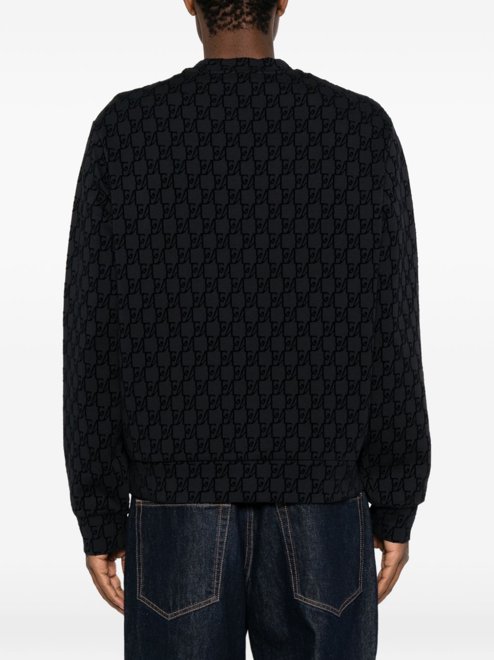 Emporio Armani Sweaters NAVY