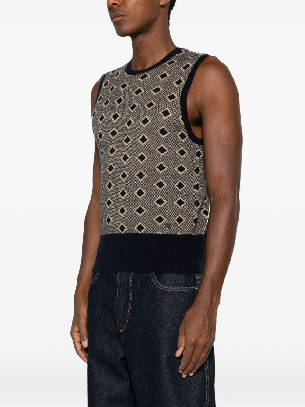 Emporio Armani Sweaters NAVY