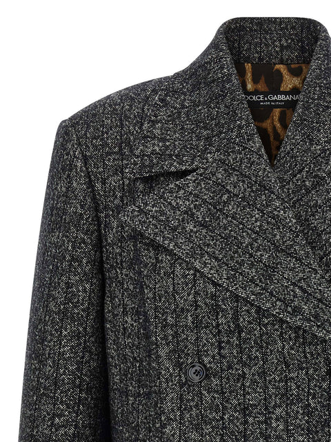 Dolce & Gabbana Striped Wool Blazer