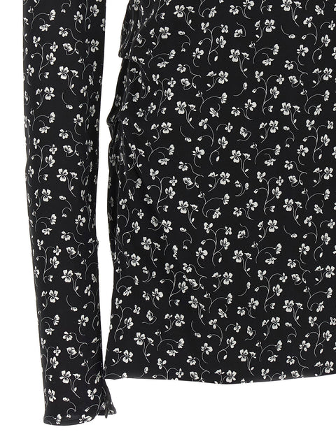 Dolce & Gabbana Black Flower Dress