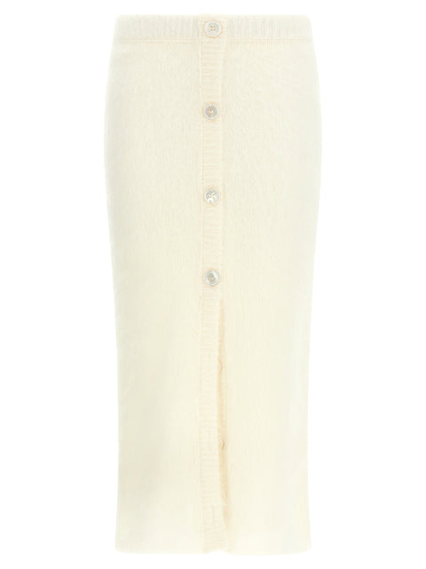 Alessandra Rich Carded Mohair Skirt