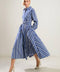 PETAL POWER MIDI SHIRT DRESS