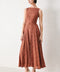 TRUE ROMANCE WOVEN LACE MIDI DRESS