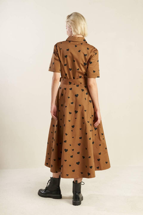 READY TO GO WOVEN MIDI DRESS