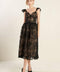 KNOW YOU BETTER LACE WOVEN MIDI DRESS