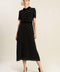 BOLD SYMPHONY WOVEN LACE MIDI DRESS