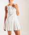 NO COMPARISON WHITE WOVEN MINI DRESS