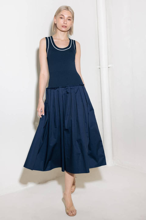 CELEBRATE EVERYDAY NAVY DRESS