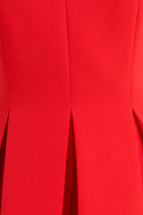 RUBY AFFAIR WOVEN MIDI DRESS