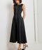 URBAN FRAME WOVEN MIDI DRESS