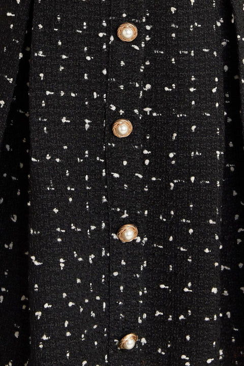 FRENCH CODE WOVEN TWEED MINI DRESS