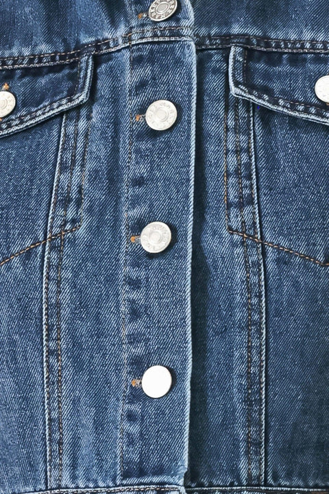 CASUAL GLAM DENIM MINI DRESS