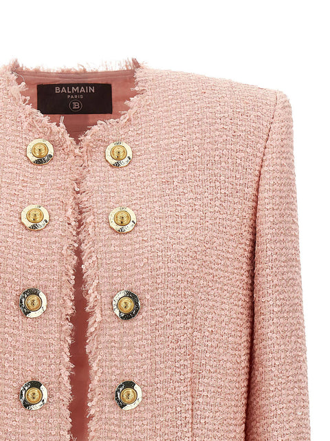 Balmain Sequin Tweed Blazer