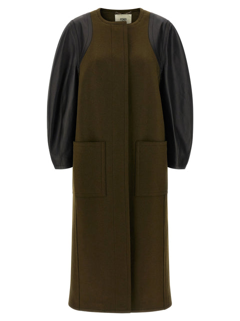 Fendi Wool Felt Coat