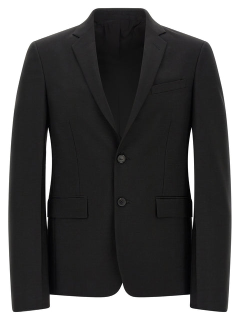 Fendi Black Mohair Kid Blazer