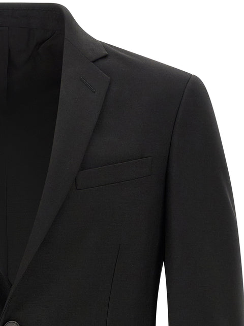 Fendi Black Mohair Kid Blazer