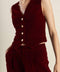 COY CHARM VELVET VEST