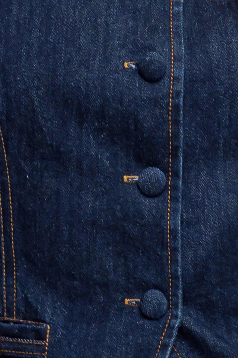 INDIGO ICON DENIM VEST