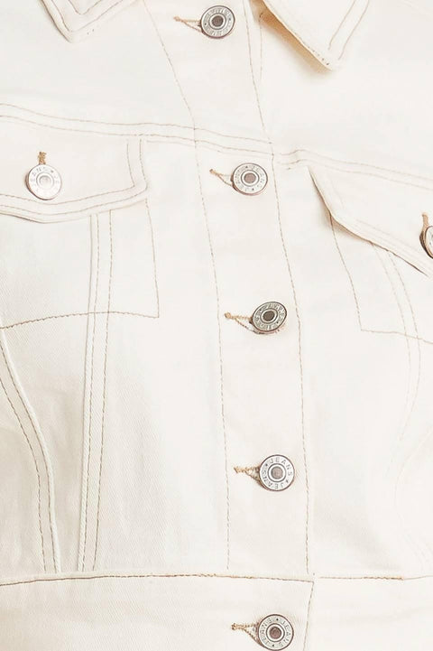 MODERN NEUTRAL TWILL JACKET