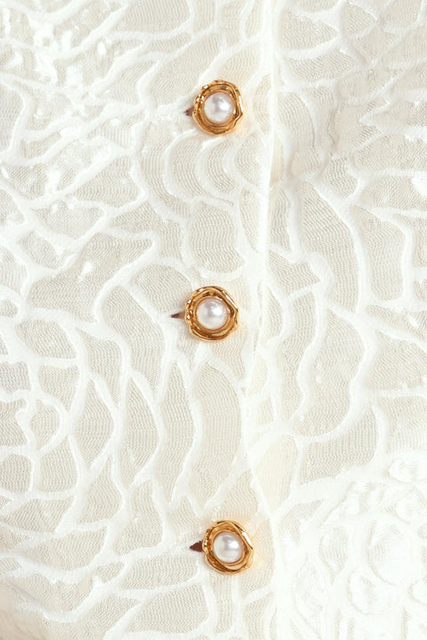 ROSÉ TEXTURE WOVEN TOP