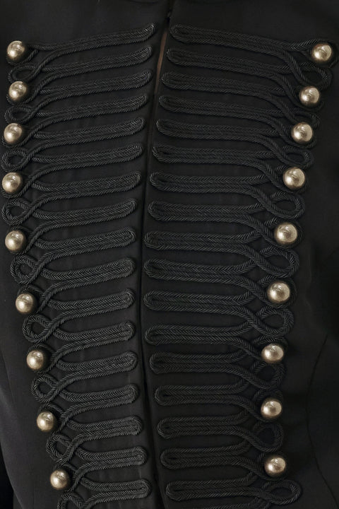 COMMAND NOIR BLACK MILITARY JACKET
